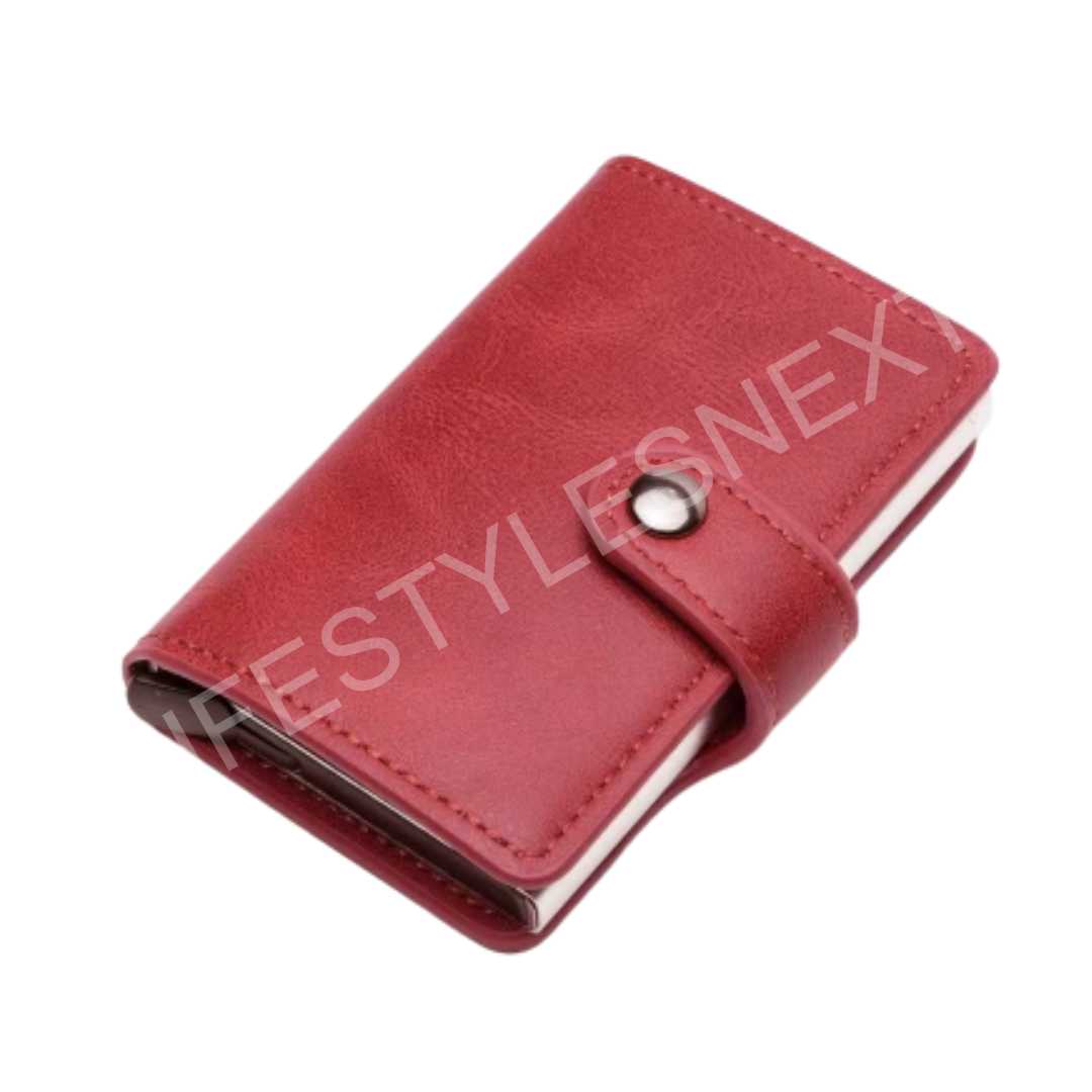 RFID Protection Slim Card Holder Wallet – Ultra-Thin Leather Credit Card Organizer