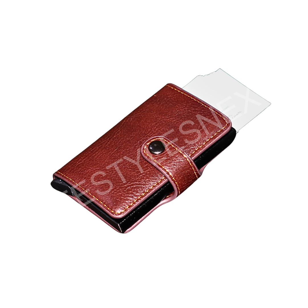 RFID Protection Slim Card Holder Wallet – Ultra-Thin Leather Credit Card Organizer