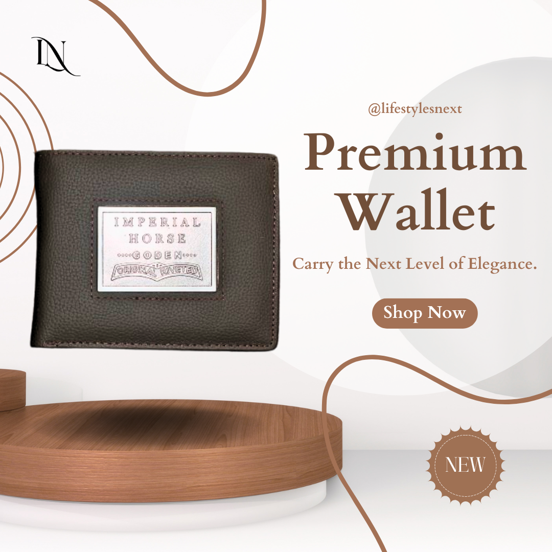 Premium Small Brown Leather Wallet