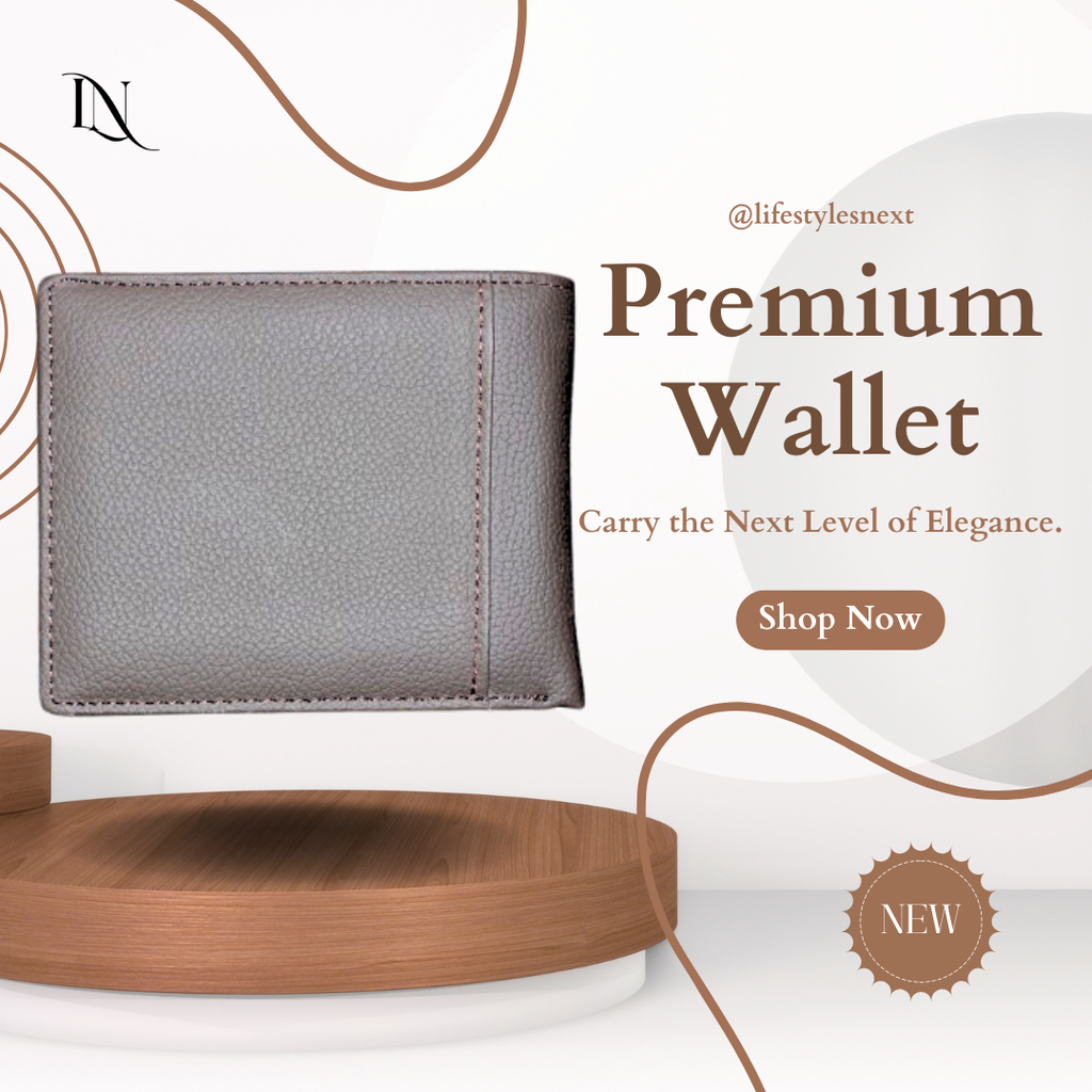 Premium Small Brown Leather Wallet