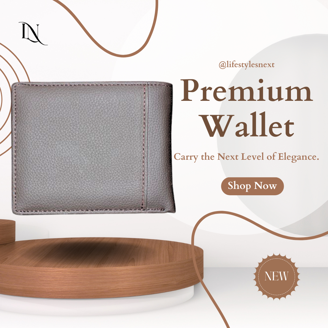 Premium Small Brown Leather Wallet