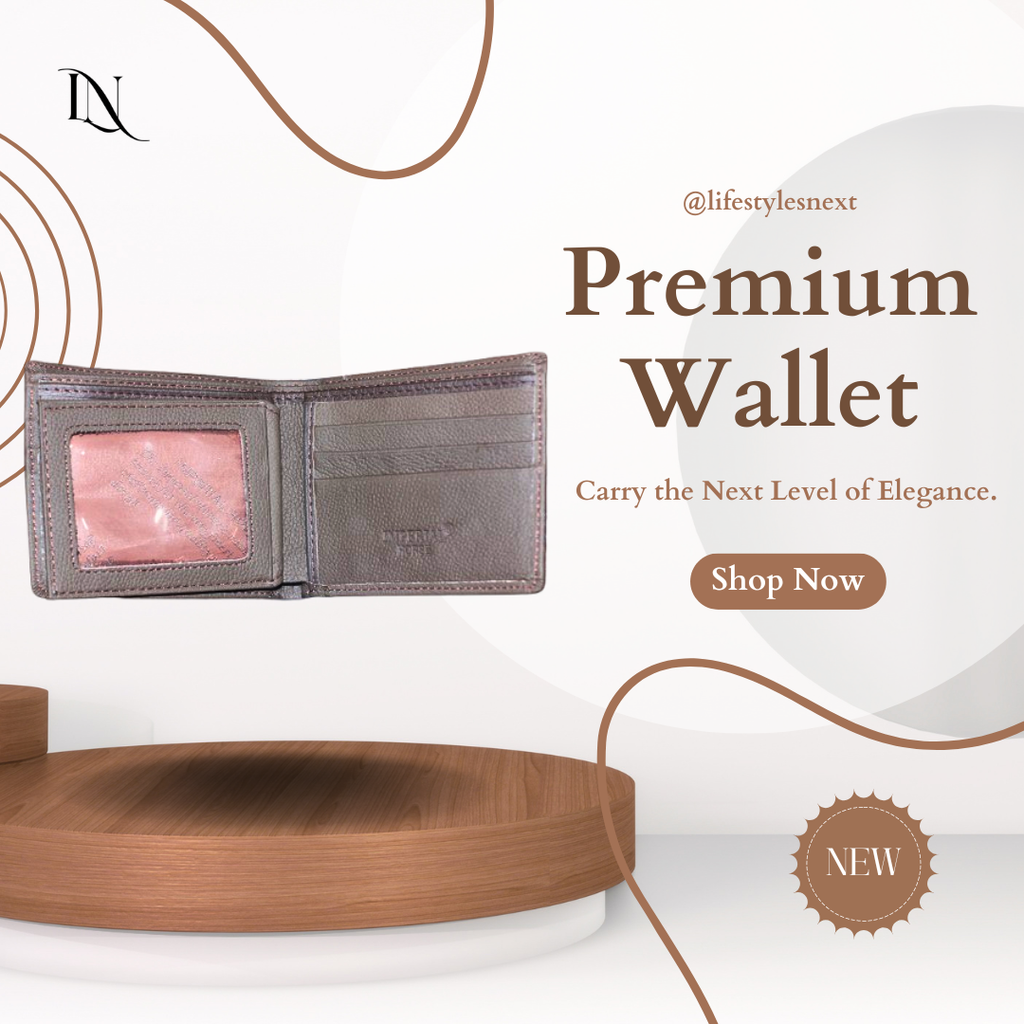 Premium Small Brown Leather Wallet