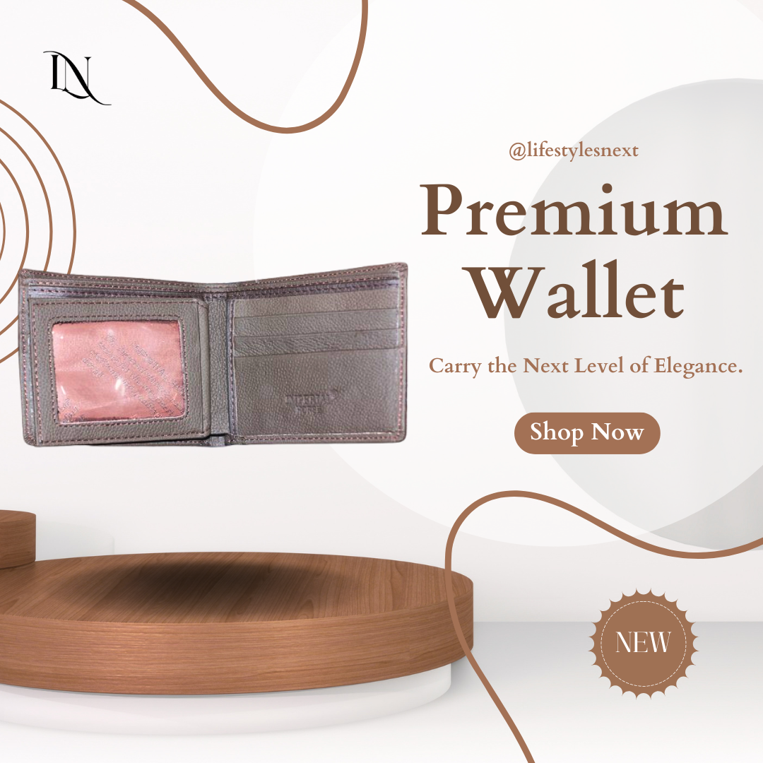 Premium Small Brown Leather Wallet