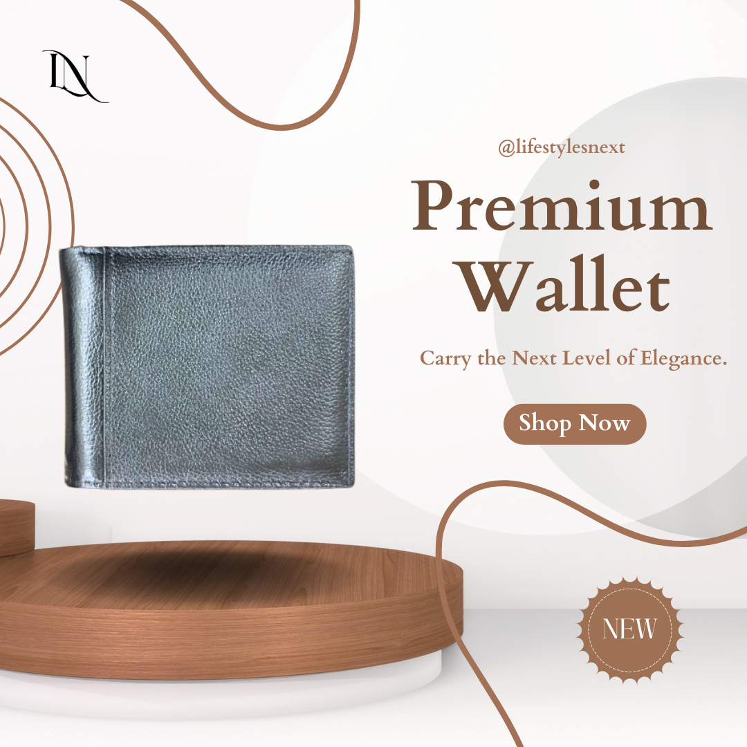 🖤 Premium Small Black Leather Wallet