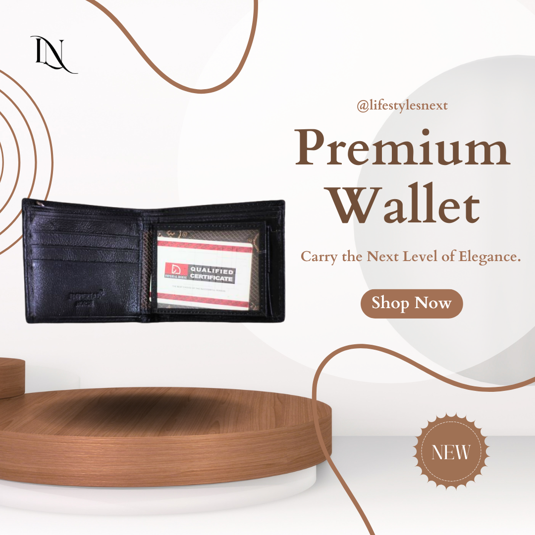 🖤 Premium Small Black Leather Wallet