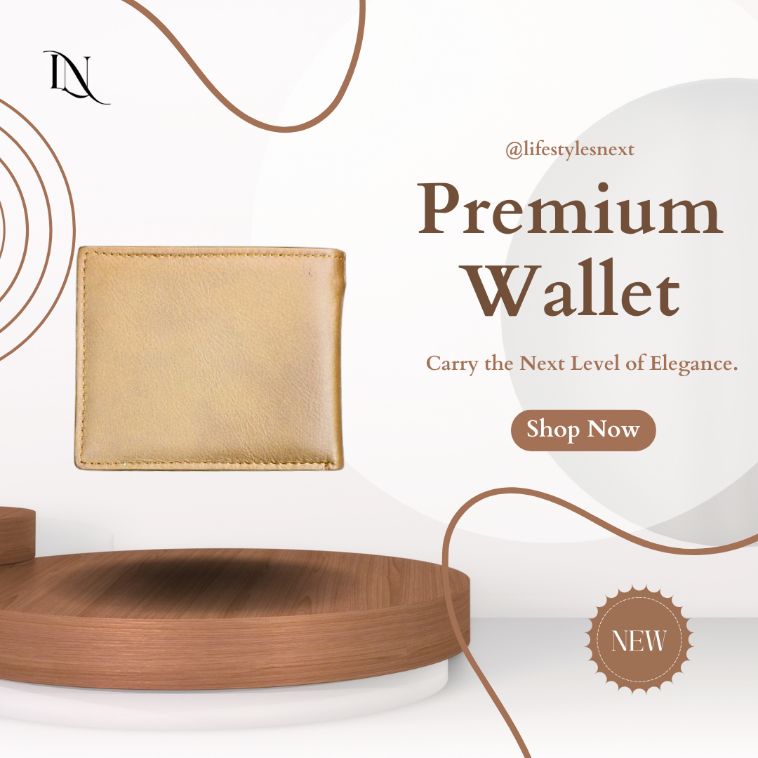 Premium Small Brown Leather Wallet