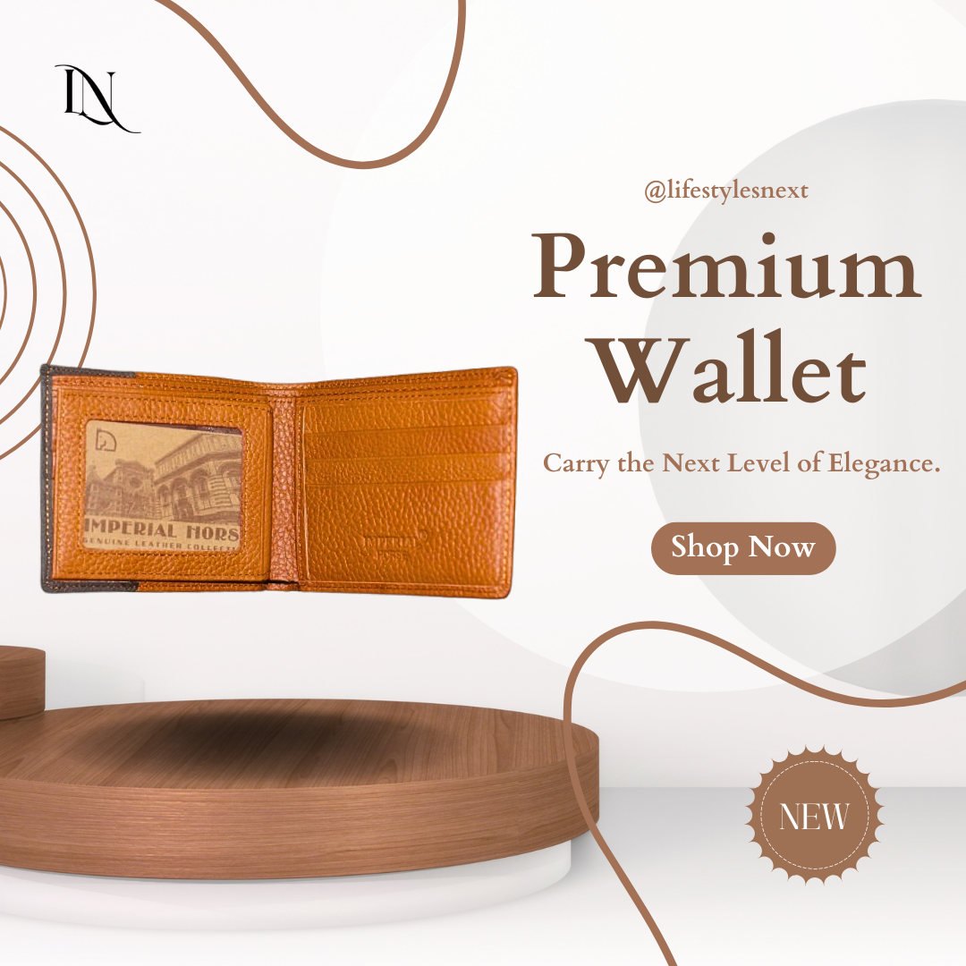 Premium Small Brown Leather Wallet