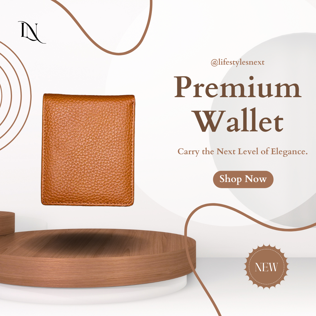 Premium Small Brown Leather Wallet