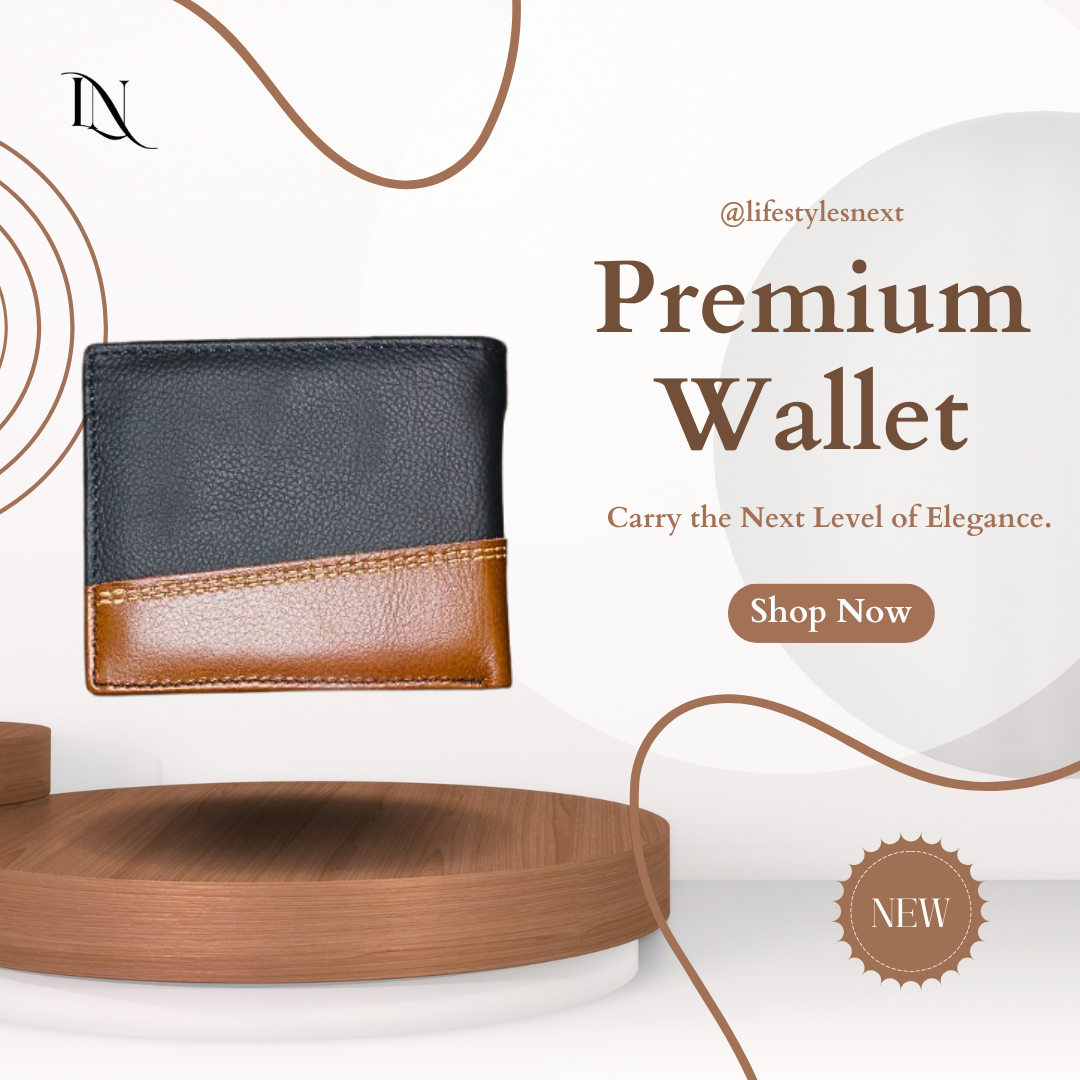 Premium Small Brown Leather Wallet