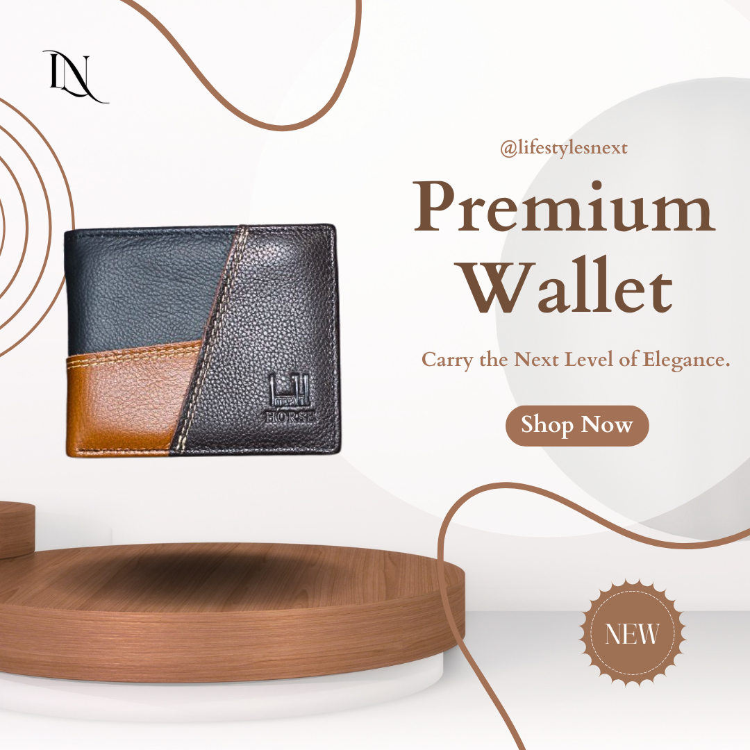 Premium Small Brown Leather Wallet