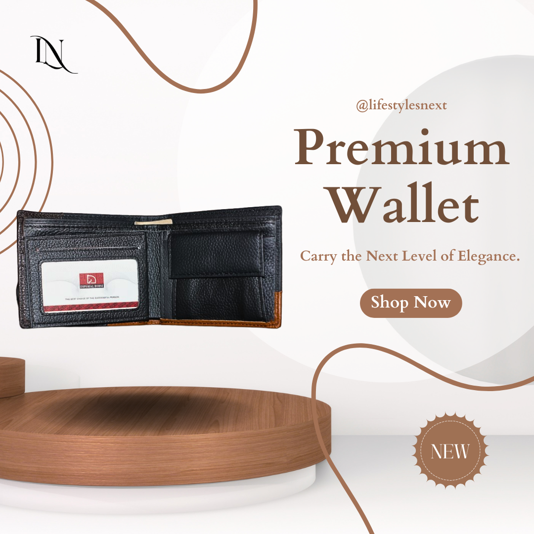Premium Small Brown Leather Wallet