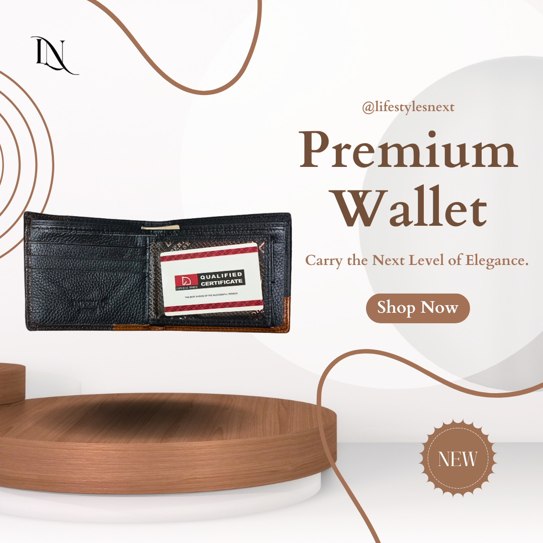 Premium Small Brown Leather Wallet