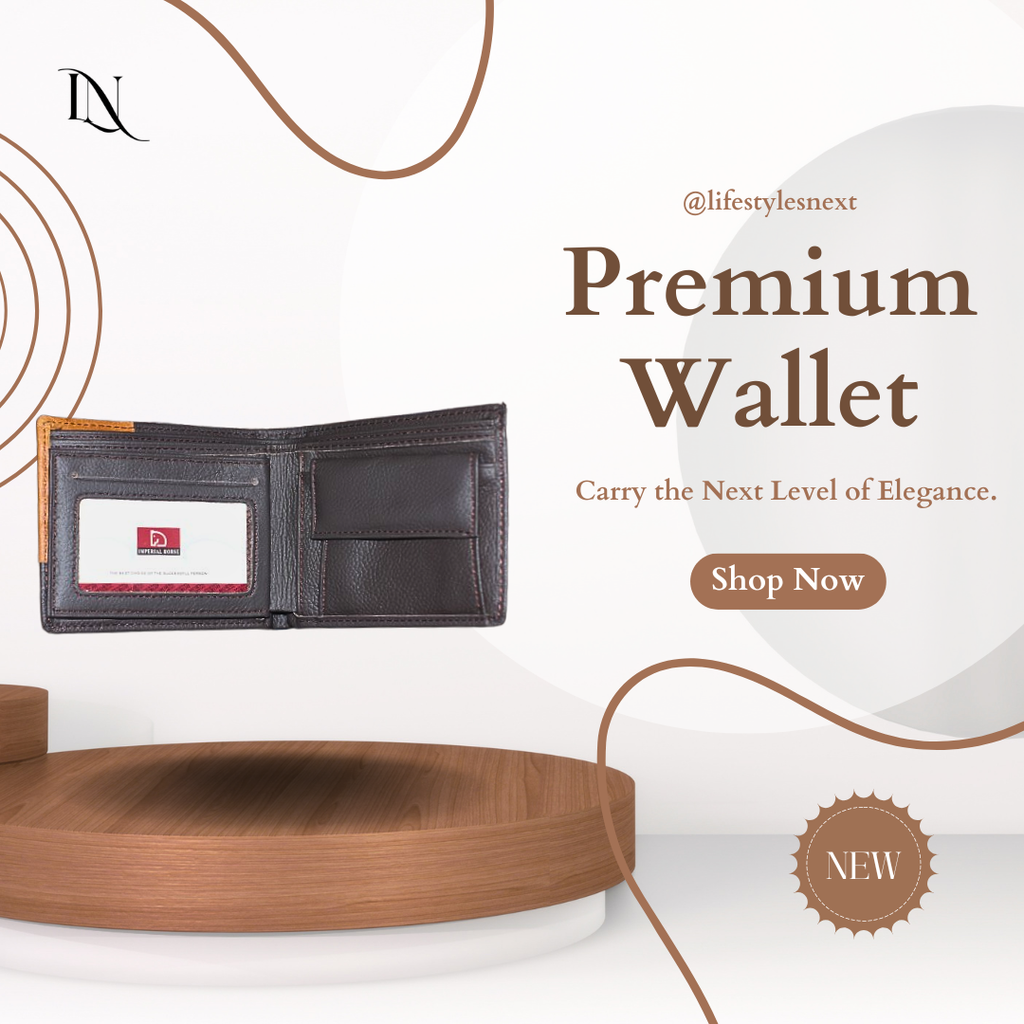 Premium Small Brown Leather Wallet