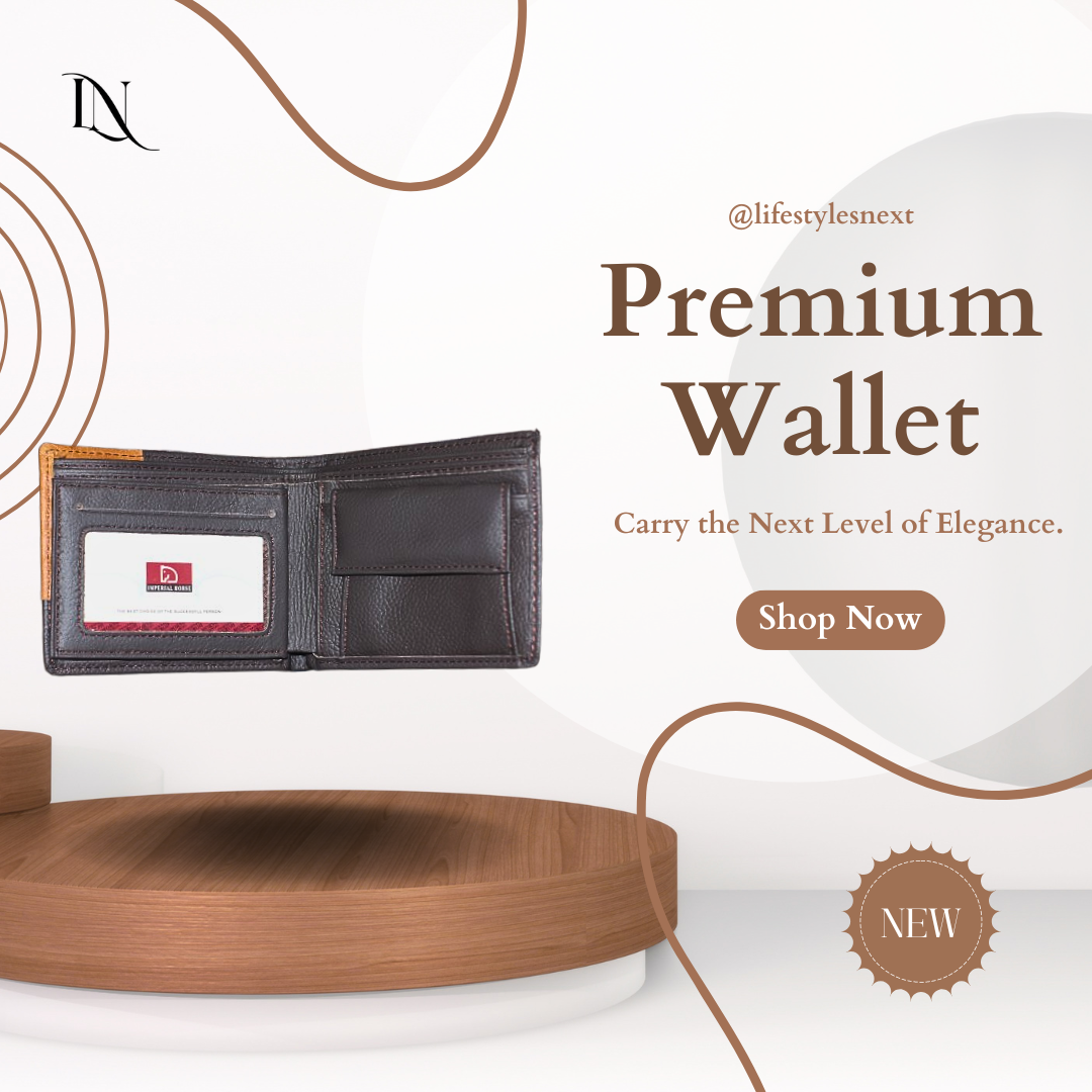 Premium Small Brown Leather Wallet
